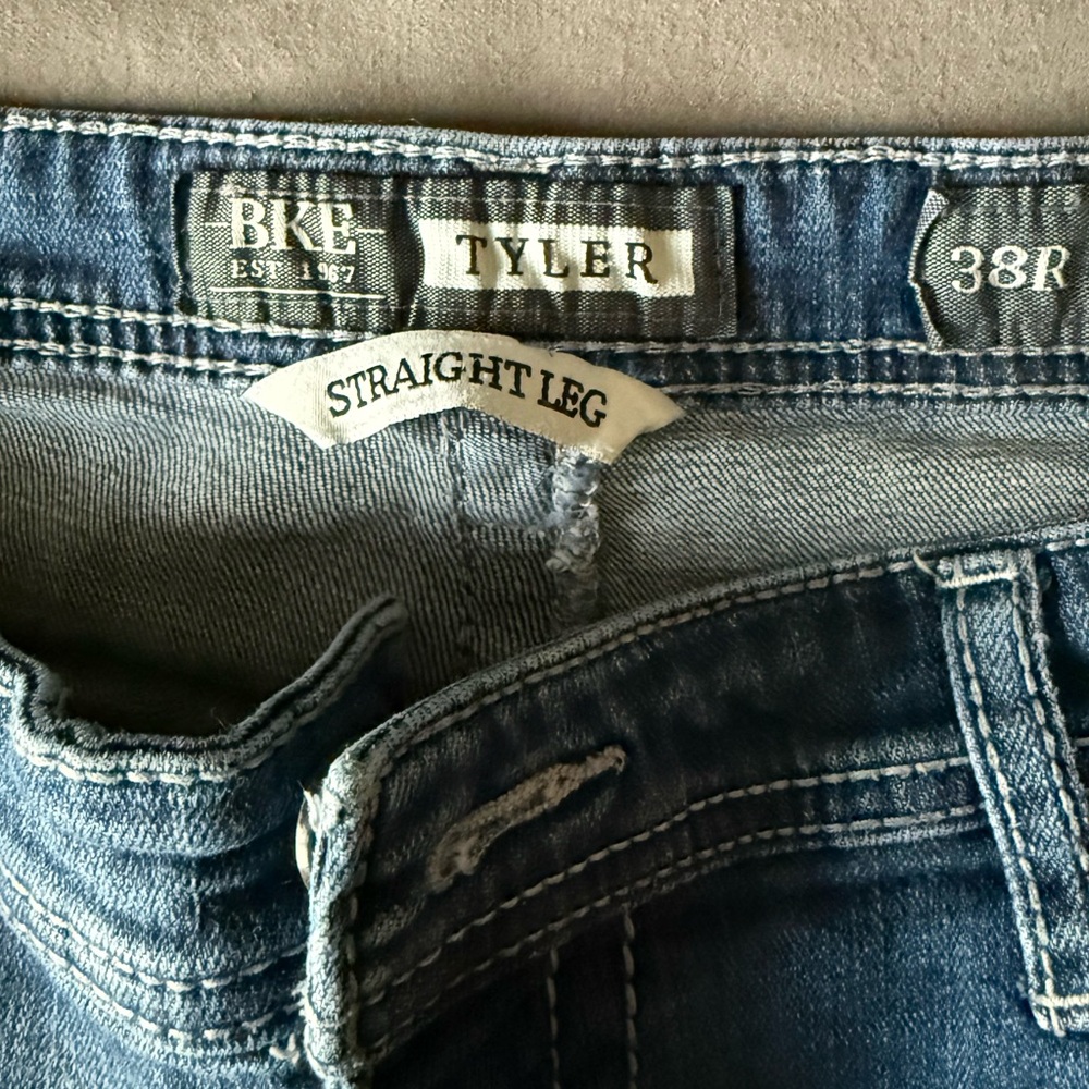 BKE Tyler Straight Leg men’s Jeans - Blue